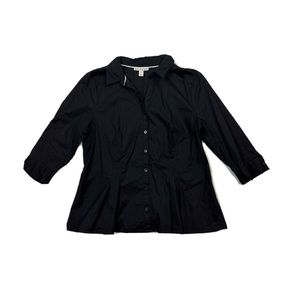Dana Buchman Ladies Button Down Top size Large